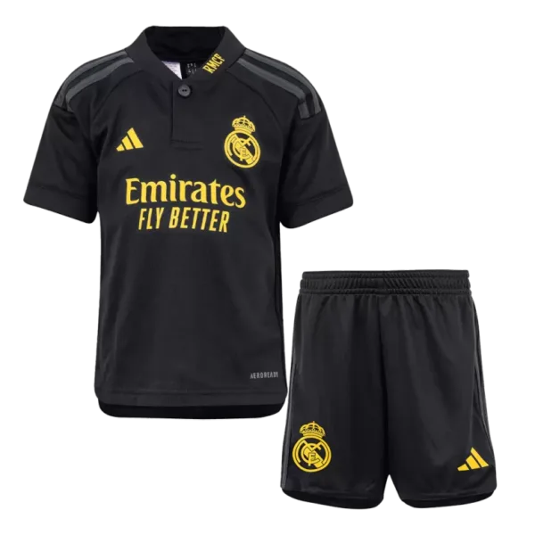 Real Madrid Third Away Kids Soccer Jerseys Kit 2023/24