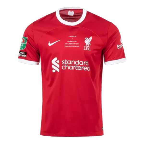 Liverpool Home Carabao Cup Final Soccer Jersey 2023/24