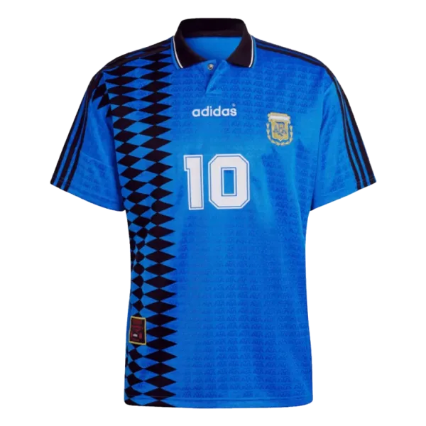 Vintage Soccer Jersey #10 Argentina Away 1994