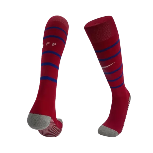France Home Soccer Socks 2024