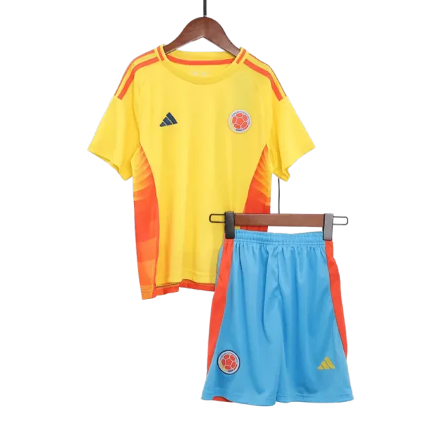 Colombia Home Kids Soccer Jerseys Kit Copa America 2024