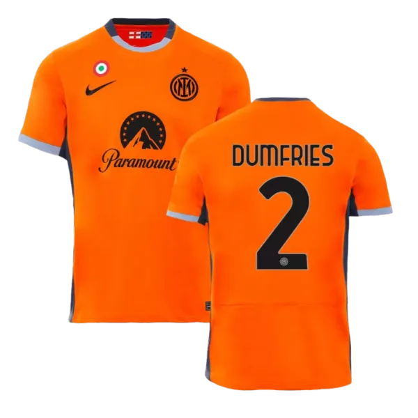 DUMFRIES #2 Inter Milan Third Away Soccer Jersey 2023/24