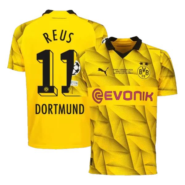 REUS #11 Borussia Dortmund Third Away Soccer Jersey 2023/24  - UCL FINAL