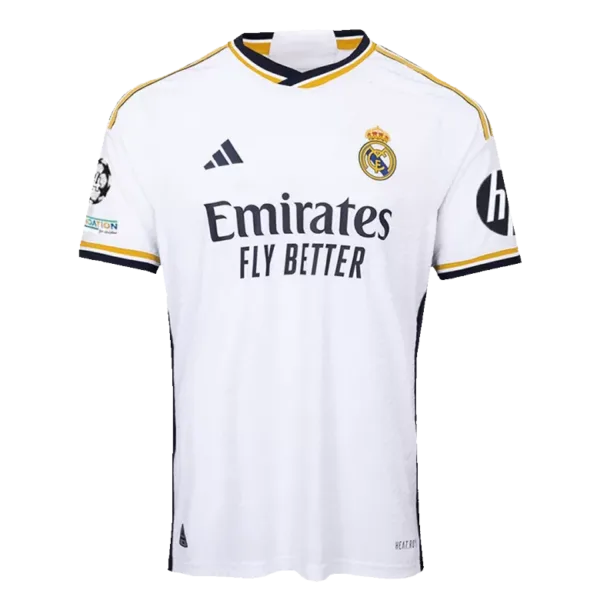 Real Madrid Home Authentic Soccer Jersey 2023/24 - UCL