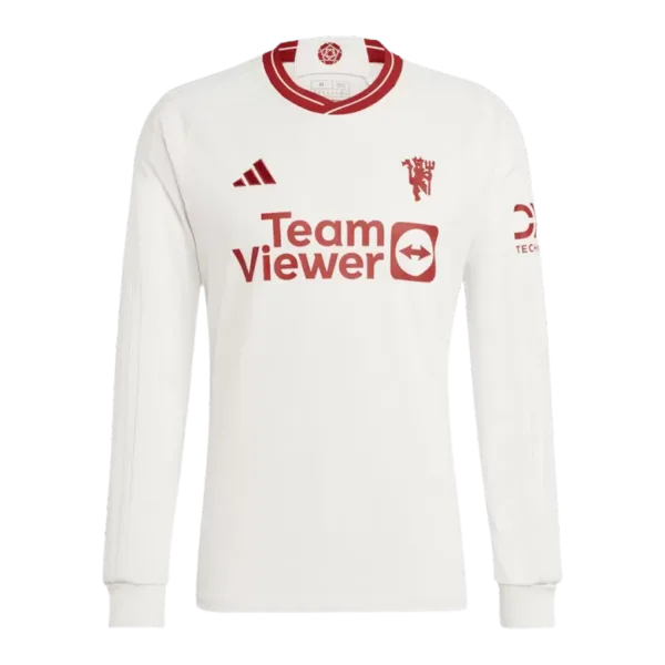 Manchester United Third Away Long Sleeve Soccer Jersey 2023/24