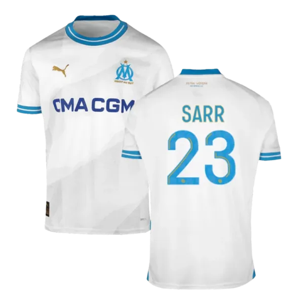SARR #23 Marseille Home Soccer Jersey 2023/24