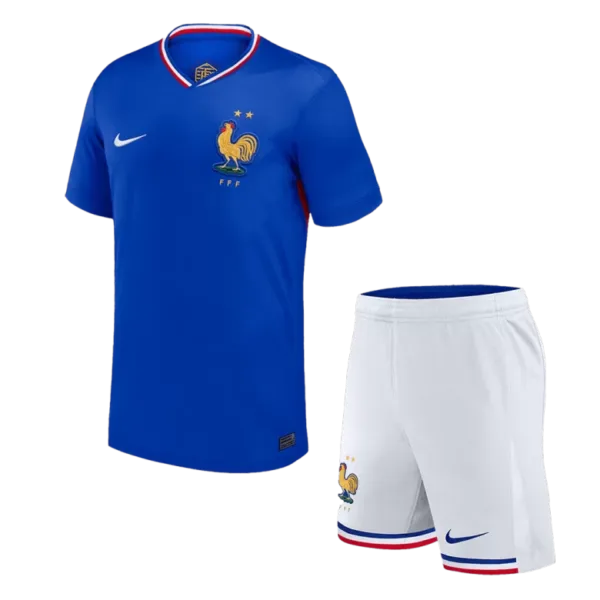 France Home Kids Soccer Jerseys Kit EURO 2024
