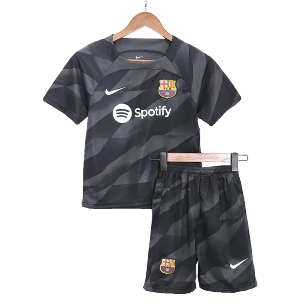 Barcelona Goalkeeper Kids Jerseys Kit 2023/24