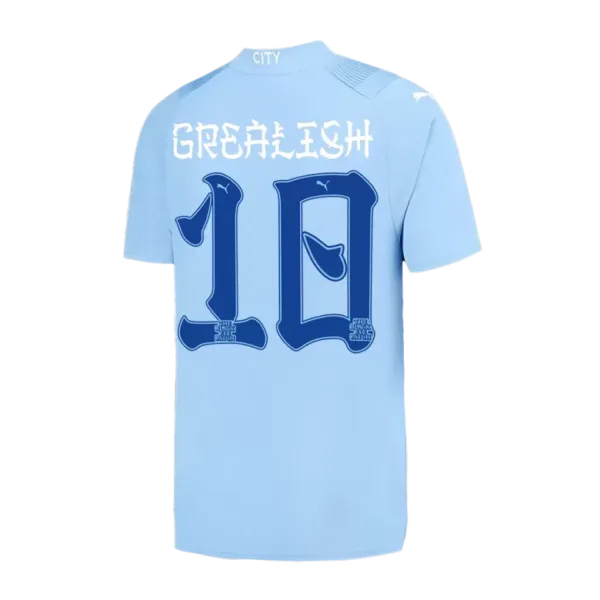 GREALISH #10 Manchester City Japanese Tour Printing Home Jersey 2023/24