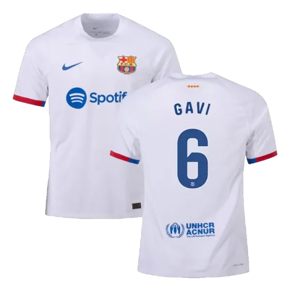 GAVI #6 Barcelona Away Authentic Jersey 2023/24