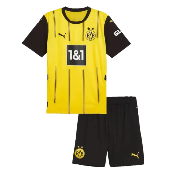 Borussia Dortmund Home Kids Soccer Jerseys Kit 2024/25