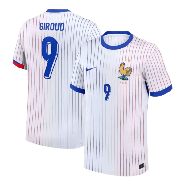 GIROUD #9 France Away Soccer Jersey EURO 2024