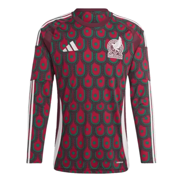 Mexico Home Long Sleeve Soccer Jersey Copa America 2024