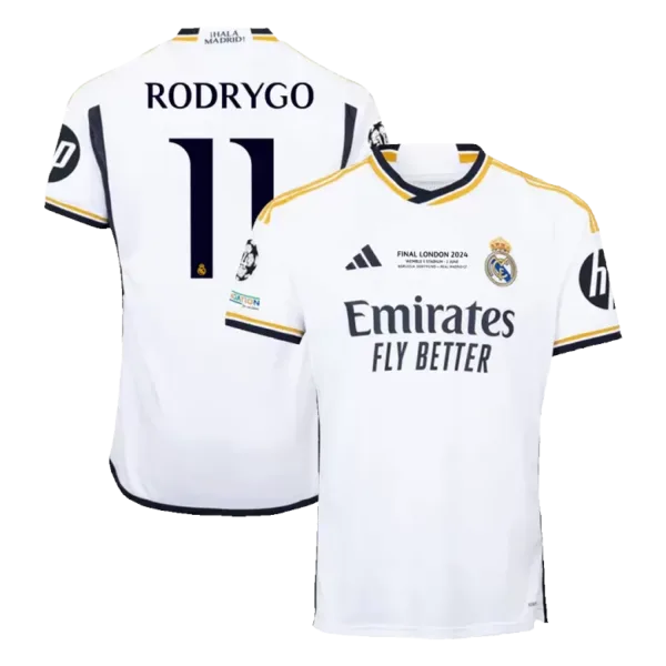 RODRYGO #11 Real Madrid Home Soccer Jersey 2023/24 - UCL FINAL