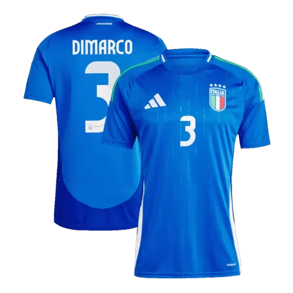 DIMARCO #3 Italy Home Soccer Jersey EURO 2024