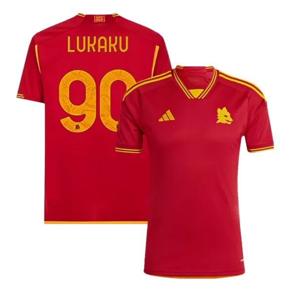 LUKAKU #90 Roma Home Soccer Jersey 2023/24