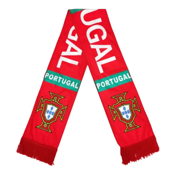 Portugal Soccer Scarf Red