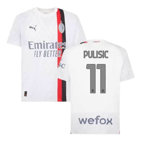 PULISIC #11 AC Milan Away Soccer Jersey 2023/24