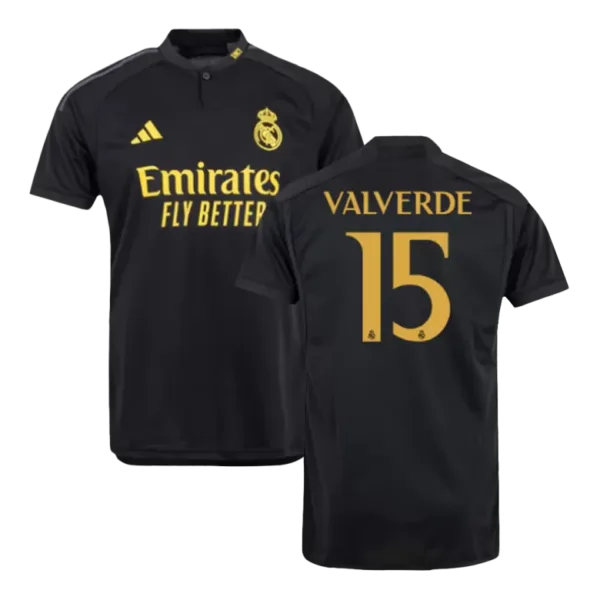 VALVERDE #15 Real Madrid Third Away Soccer Jersey 2023/24