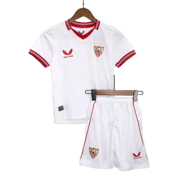 Sevilla Home Kids Soccer Jerseys Kit 2023/24