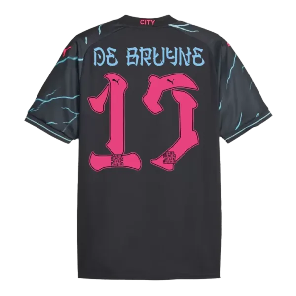 DE BRUYNE #17 Manchester City Japanese Tour Printing Third Away Jersey 2023/24