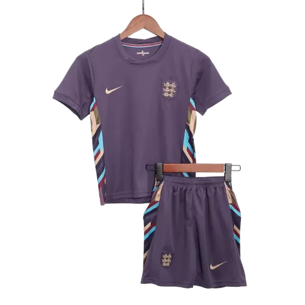 England Away Kids Soccer Jerseys Kit EURO 2024