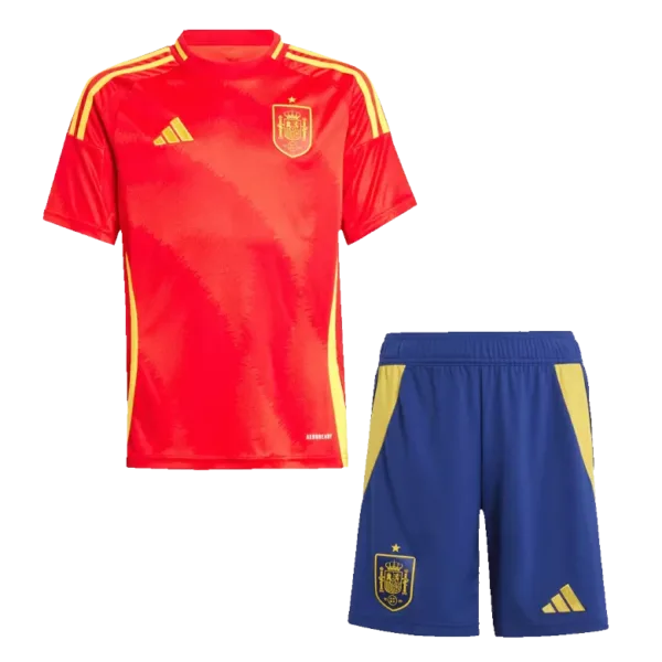 Spain Home Kids Soccer Jerseys Kit EURO 2024
