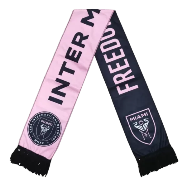 Inter Miami CF Soccer Scarf Pink&Black