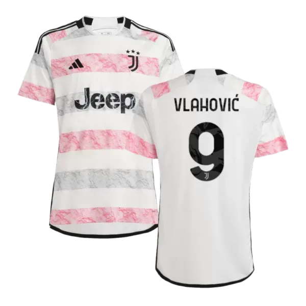 VLAHOVI #9 Juventus Away Soccer Jersey 2023/24
