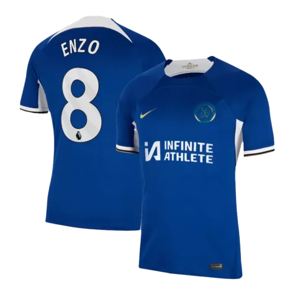 ENZO #8 Chelsea Home Soccer Jersey 2023/24
