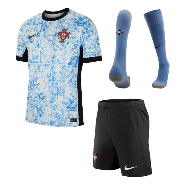 Portugal Away Jerseys Full Kit EURO 2024