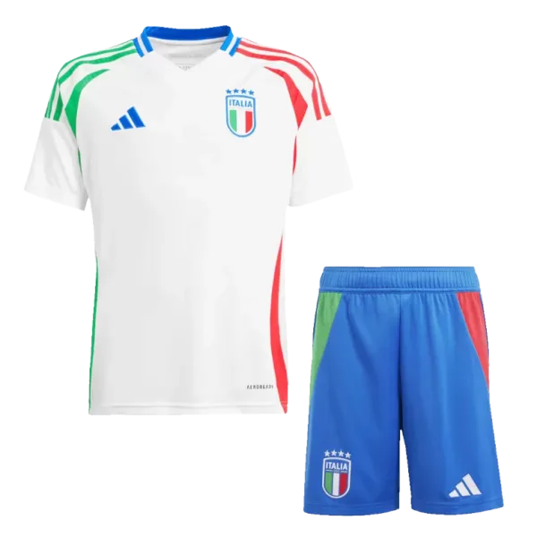 Italy Away Kids Soccer Jerseys Kit EURO 2024