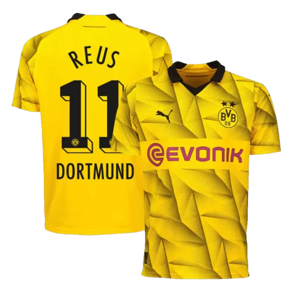 REUS #11 Borussia Dortmund Third Away Soccer Jersey 2023/24 - UCL