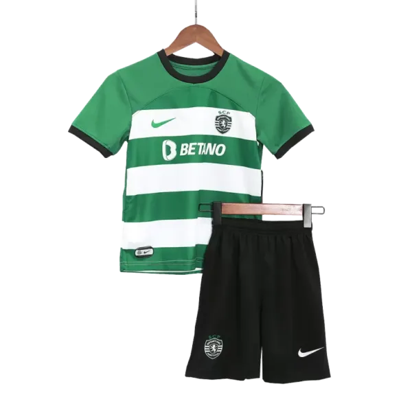 Sporting CP Home Kids Soccer Jerseys Kit 2023/24