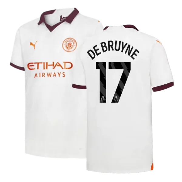 DE BRUYNE #17 Manchester City Away Soccer Jersey 2023/24