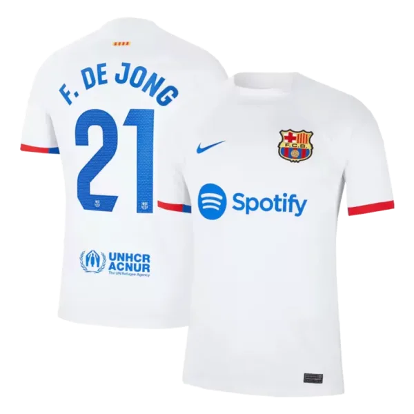 F. DE JONG #21 Barcelona Away Soccer Jersey 2023/24