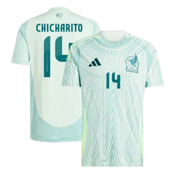CHICHARITO #14 Mexico Away Soccer Jersey Copa America 2024