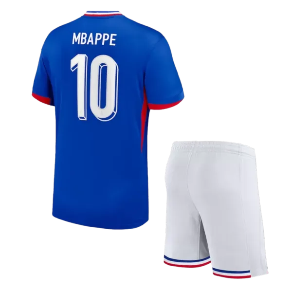 MBAPPE #10 France Home Kids Soccer Jerseys Kit EURO 2024