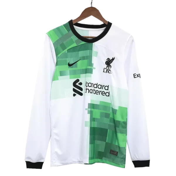 Liverpool Away Long Sleeve Soccer Jersey 2023/24
