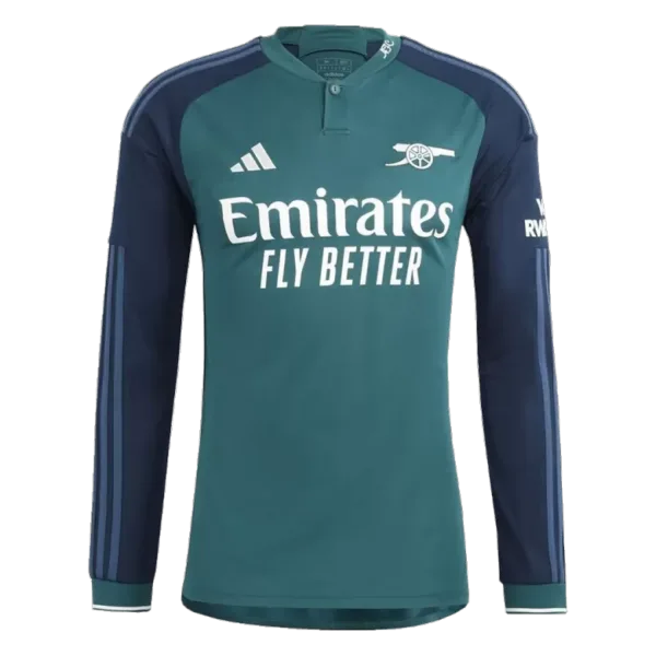 Arsenal Third Away Long Sleeve Soccer Jersey 2023/24