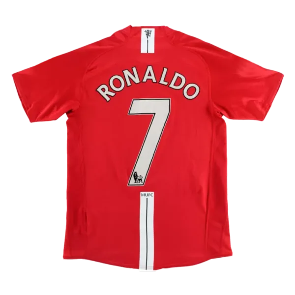 Vintage Soccer Jersey RONALDO #7 Manchester United Home 2007/08