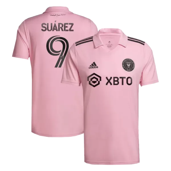 SUREZ #9 Inter Miami CF Home Soccer Jersey 2022