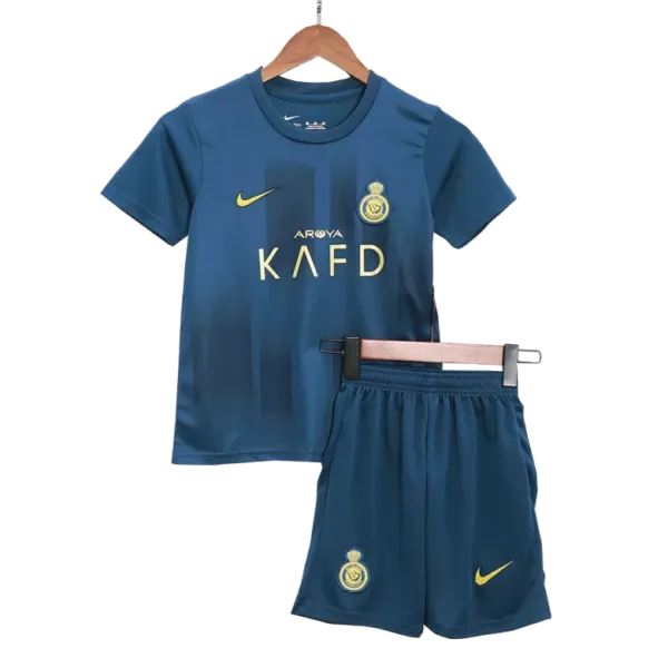 Al Nassr Away Kids Soccer Jerseys Kit 2023/24
