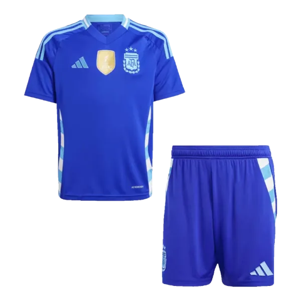 Argentina Away Kids Soccer Jerseys Kit 2024