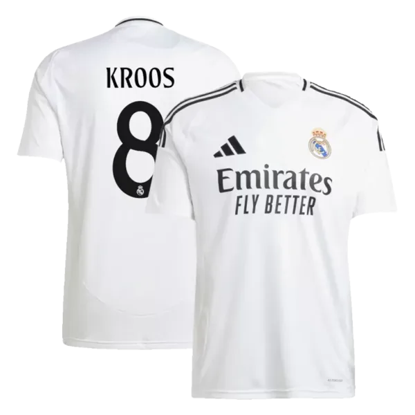 KROOS #8 Real Madrid Home Soccer Jersey 2024/25