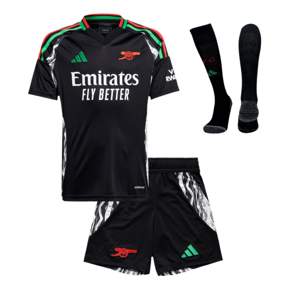 Arsenal Away Kids Soccer Jerseys Full Kit 2024/25