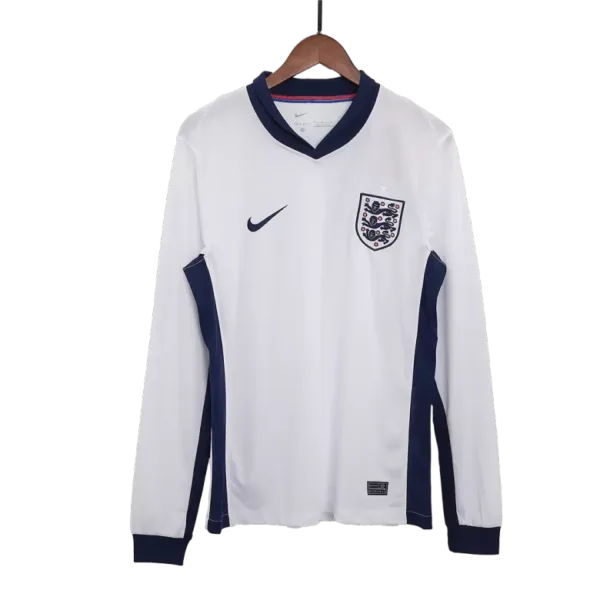 England Home Long Sleeve Soccer Jersey EURO 2024