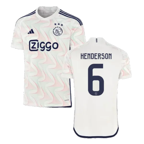 HENDERSON #6 Ajax Away Soccer Jersey 2023/24