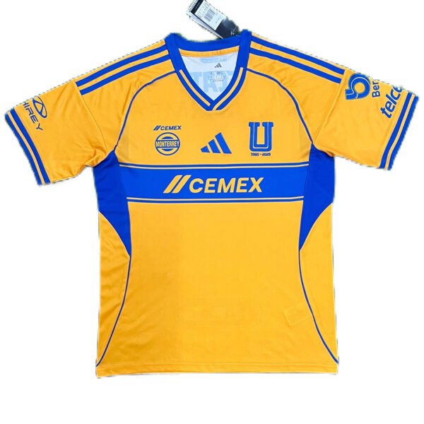 Tigres UANL Home Soccer Jersey 2025/26