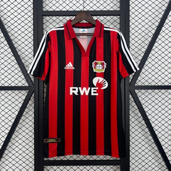 Leverkusen 01/02 Home soccer jerseys